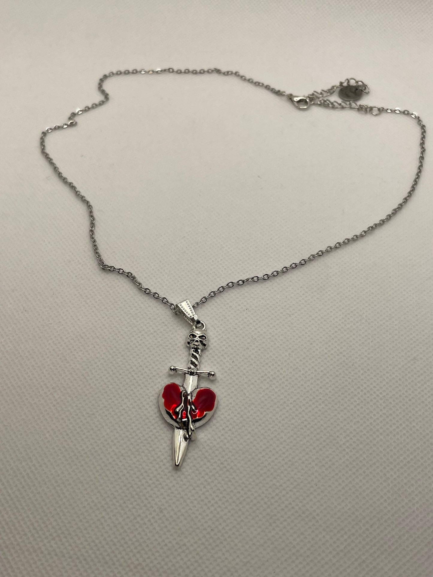 Heart Dagger Necklace