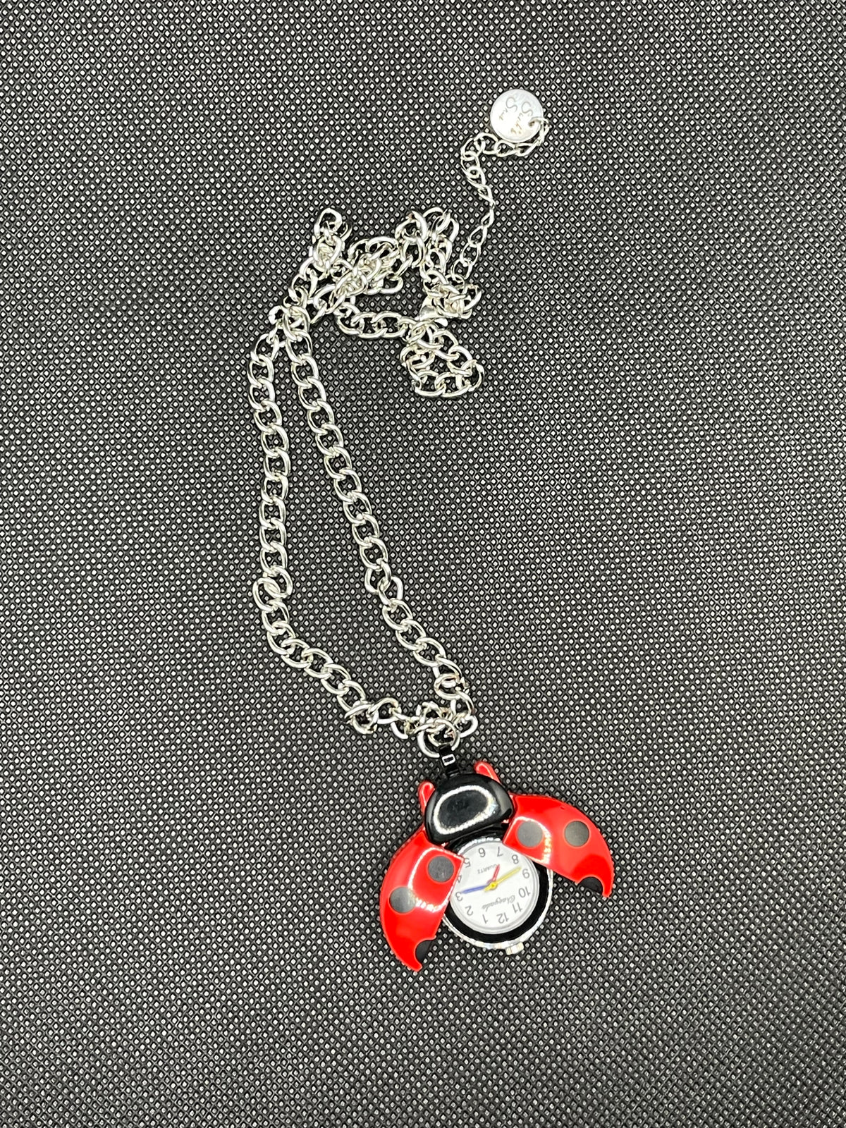 Ladybug Watch Necklace