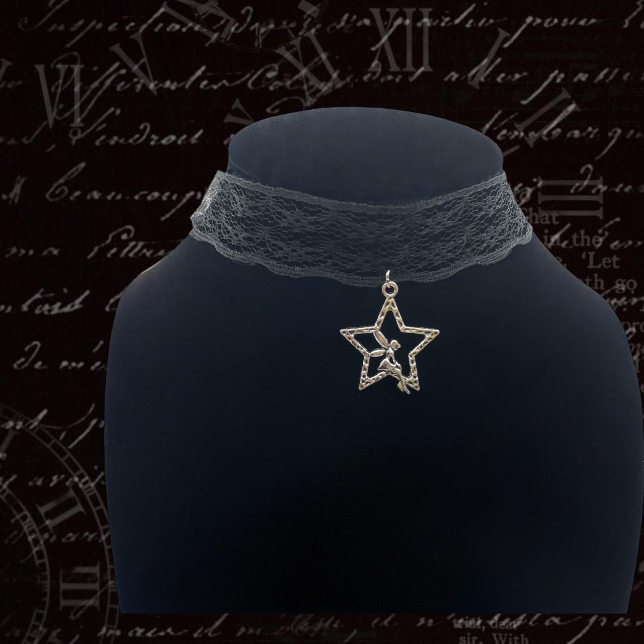 Dark Lacey Fairy Choker