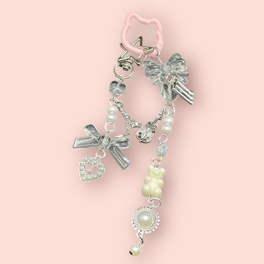 Cat star keychain
