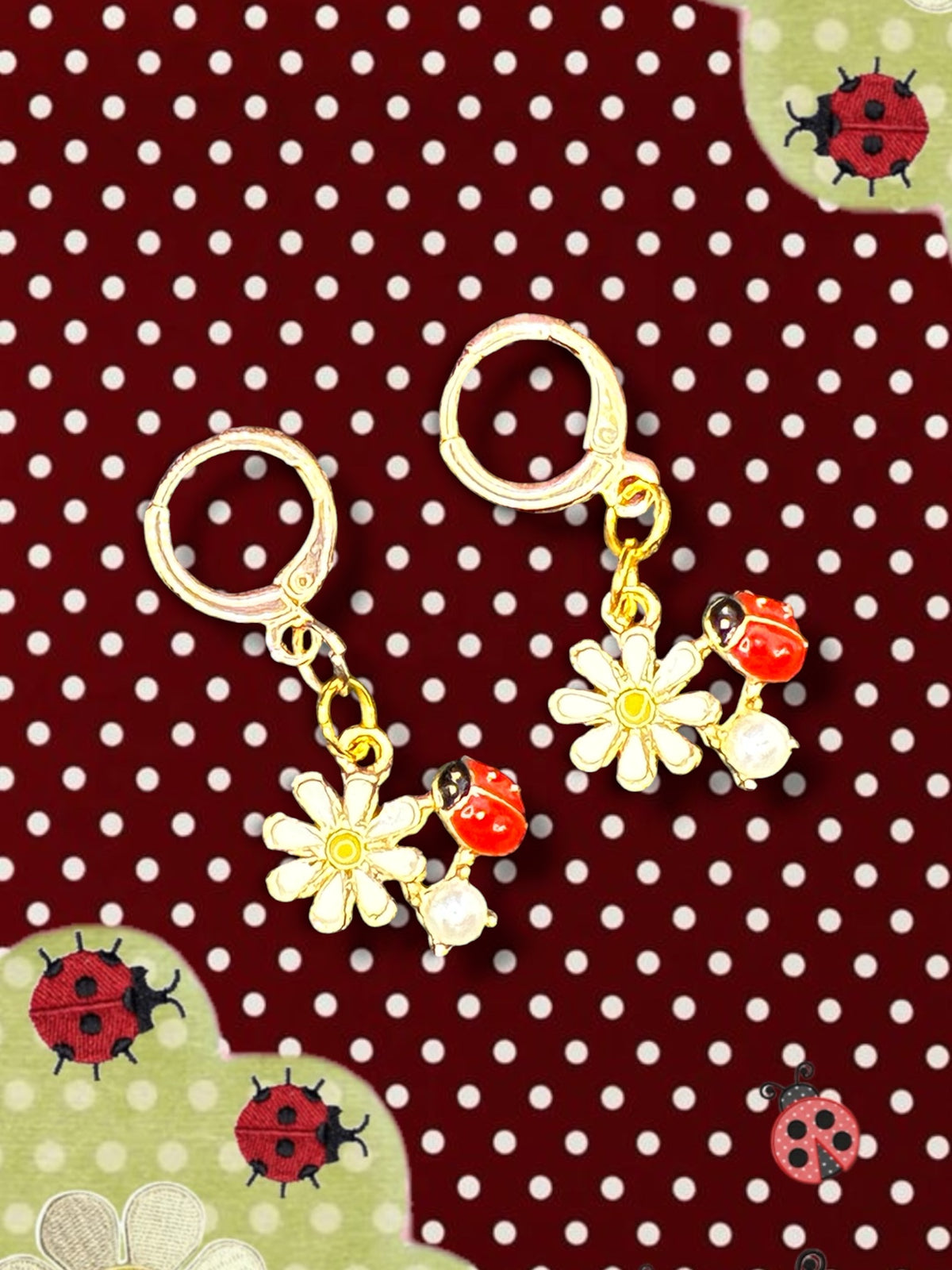 Ladybug earrings (multi variant)