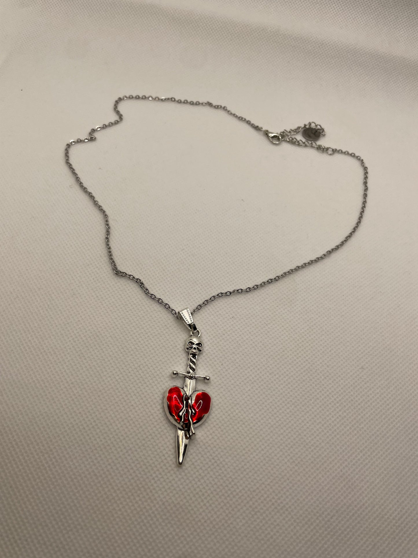 Heart Dagger Necklace
