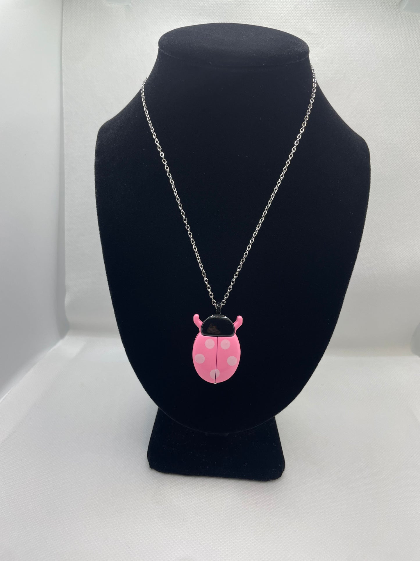 Pink Lady Watch Necklace