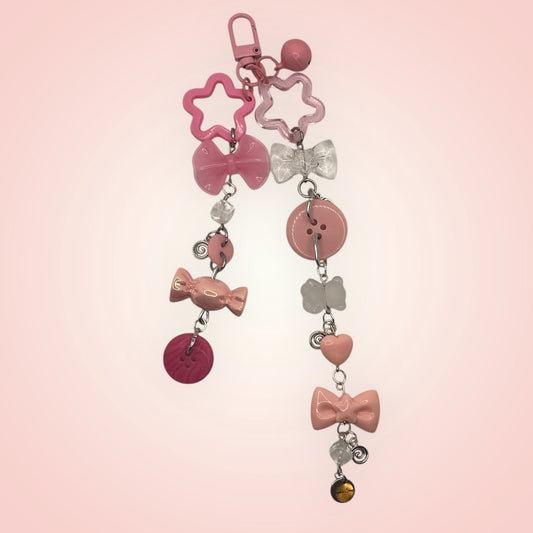 Bubblegum Pink Keychain