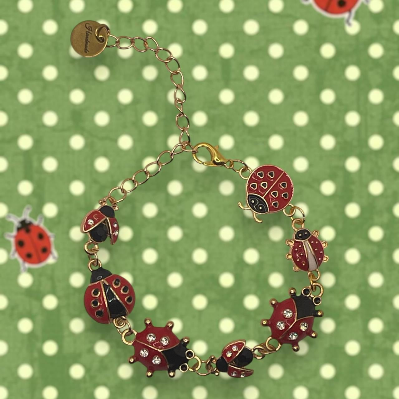 Ladybug Chain Bracelet