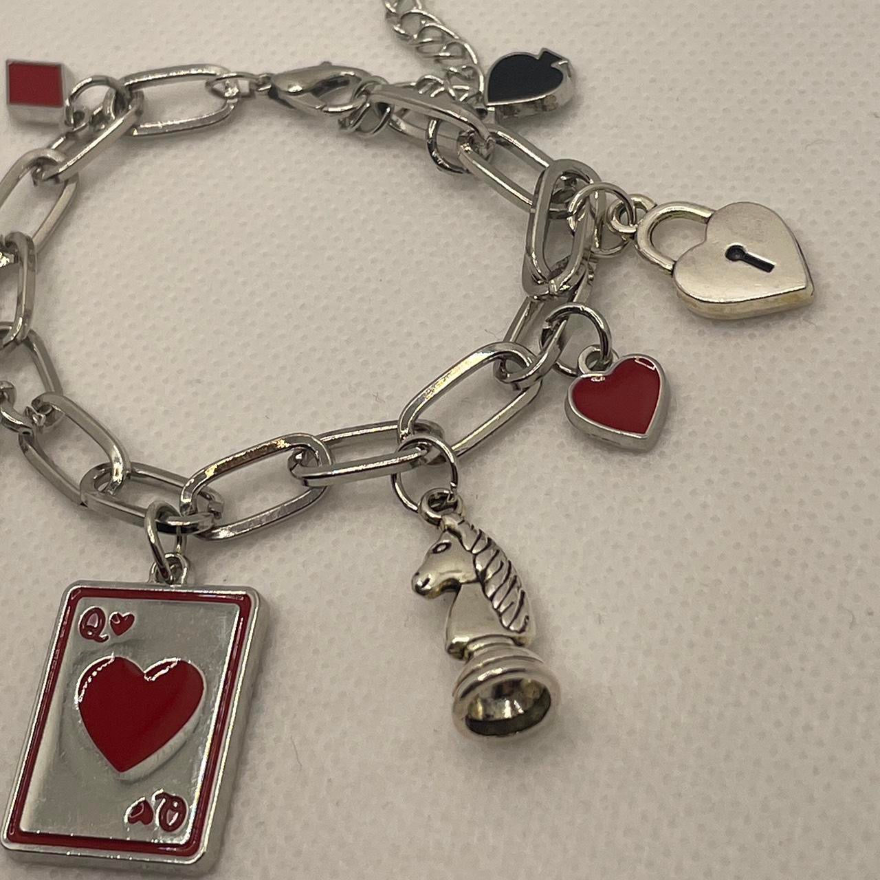 Alice in Wonderland charm bracelet ♣️♦️