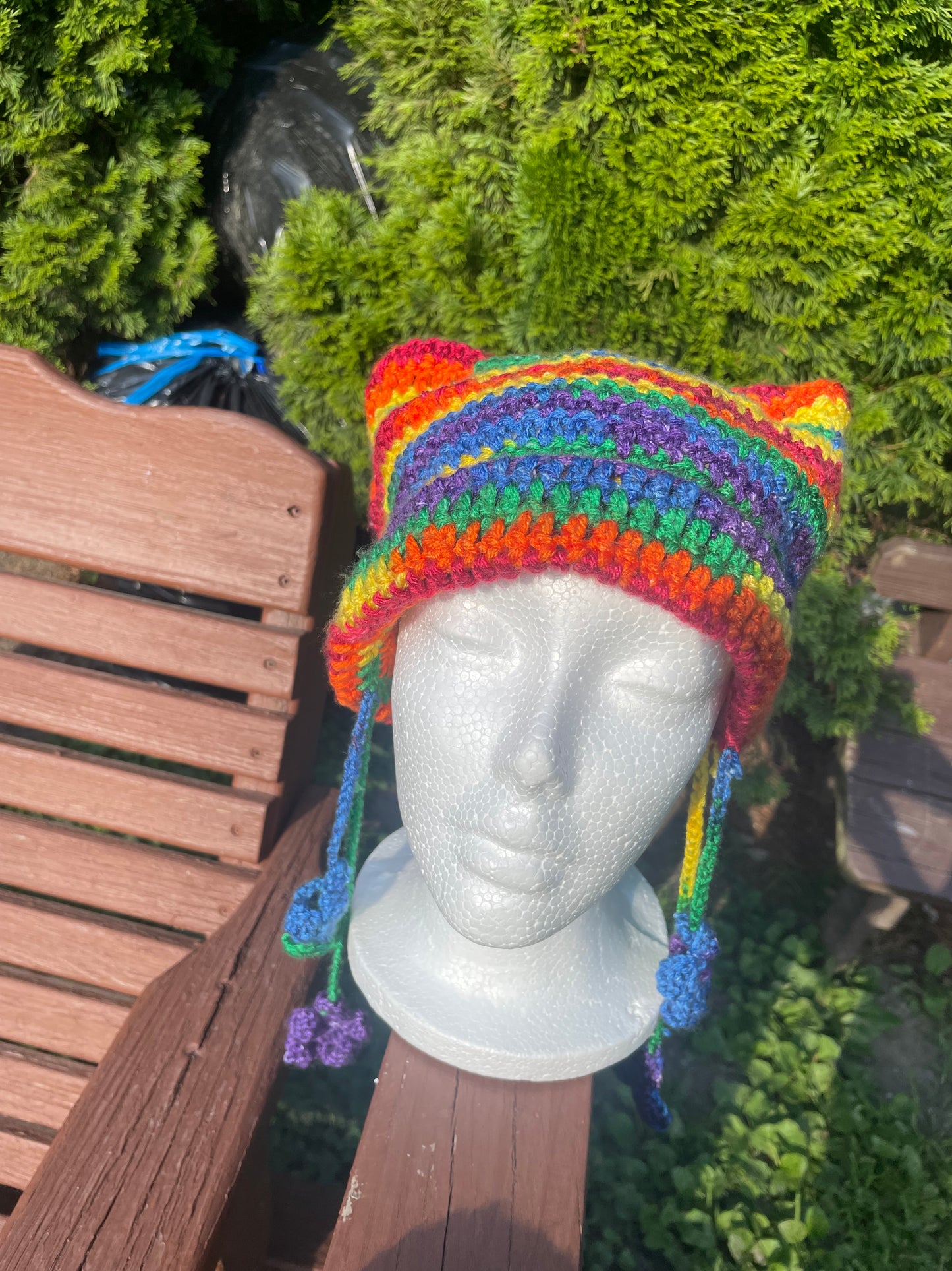 Rainbow Cat Hat