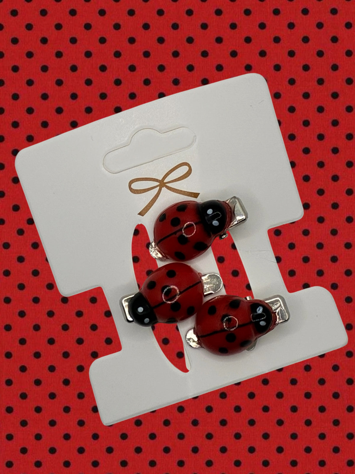 Ladybug clips (small)