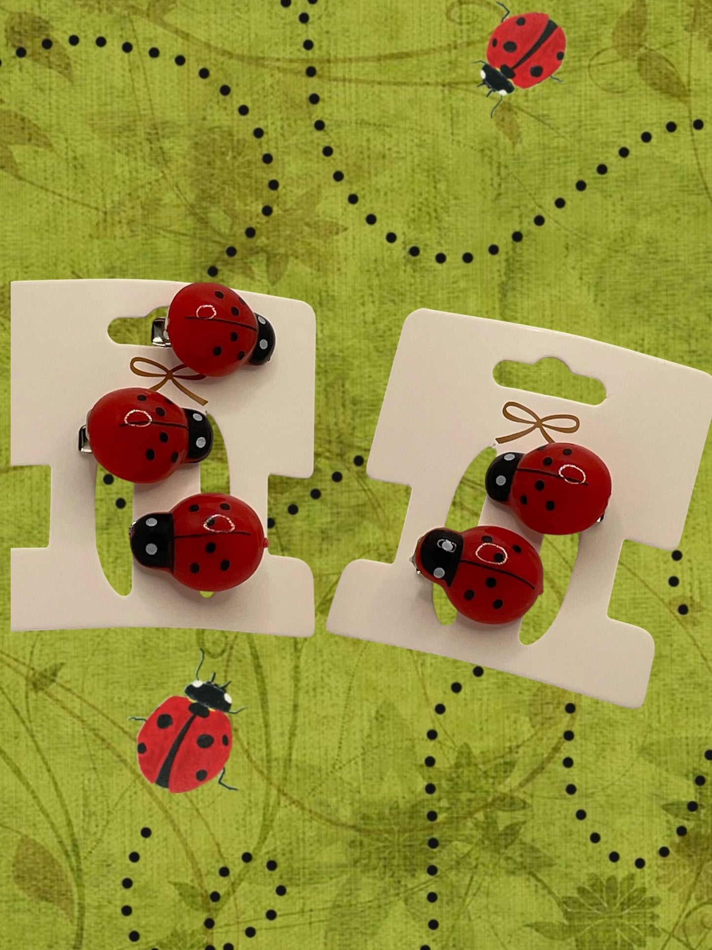 Ladybug Clips