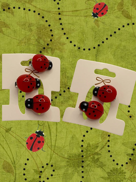 Ladybug Clips
