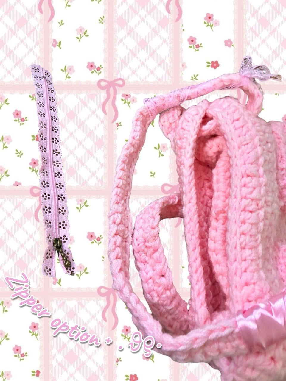 Pink book sleeve purse ˖ . ݁𝜗𝜚. ݁₊
