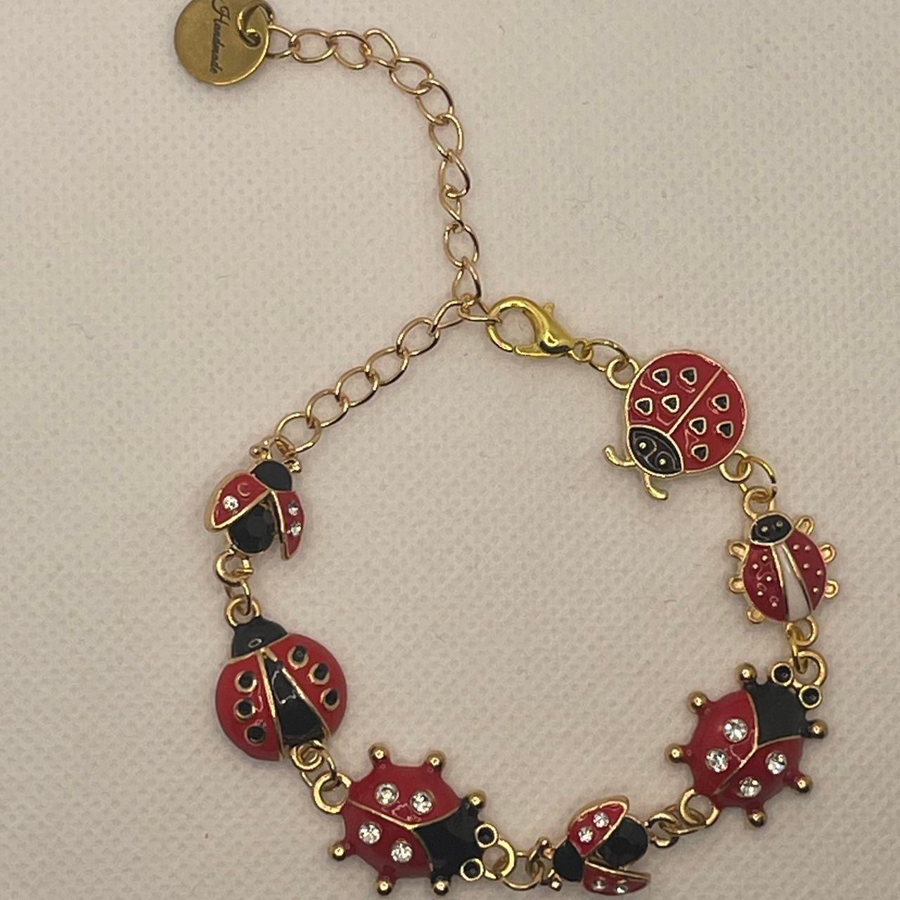 Ladybug Chain Bracelet