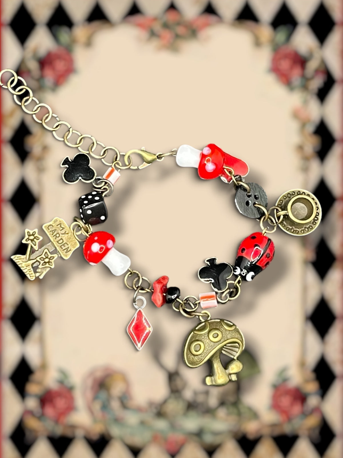 Alice in wonderland bracelet