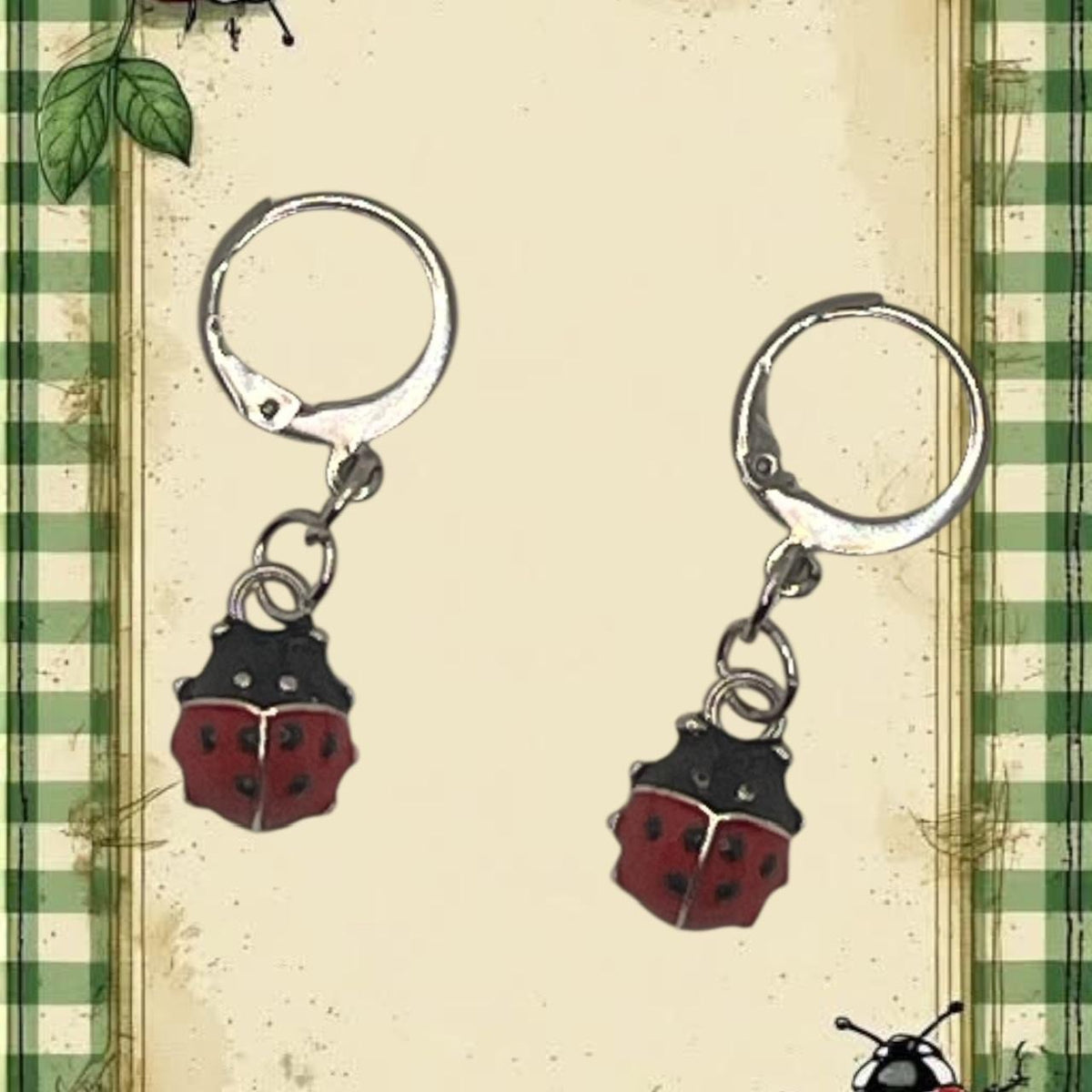 Ladybug earrings (multi variant)
