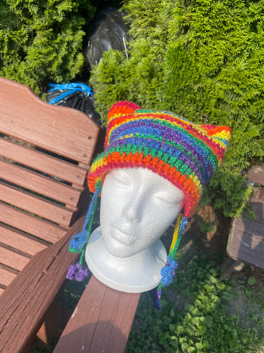 Rainbow Cat Hat