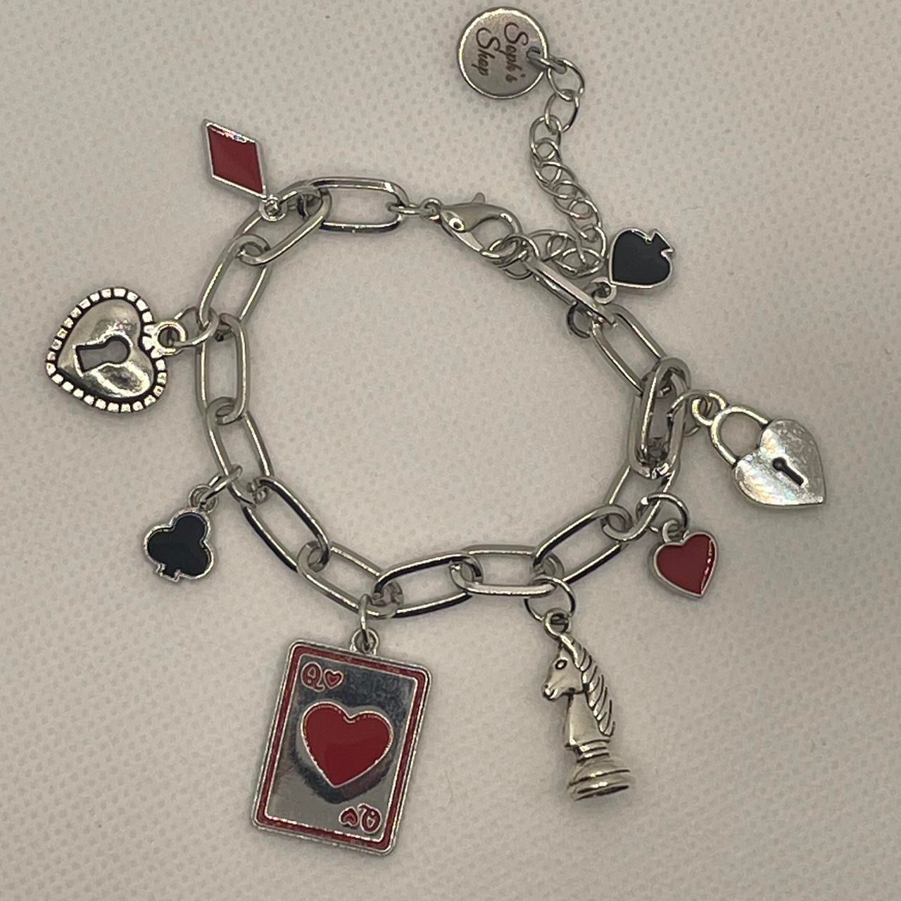 Alice in Wonderland charm bracelet ♣️♦️