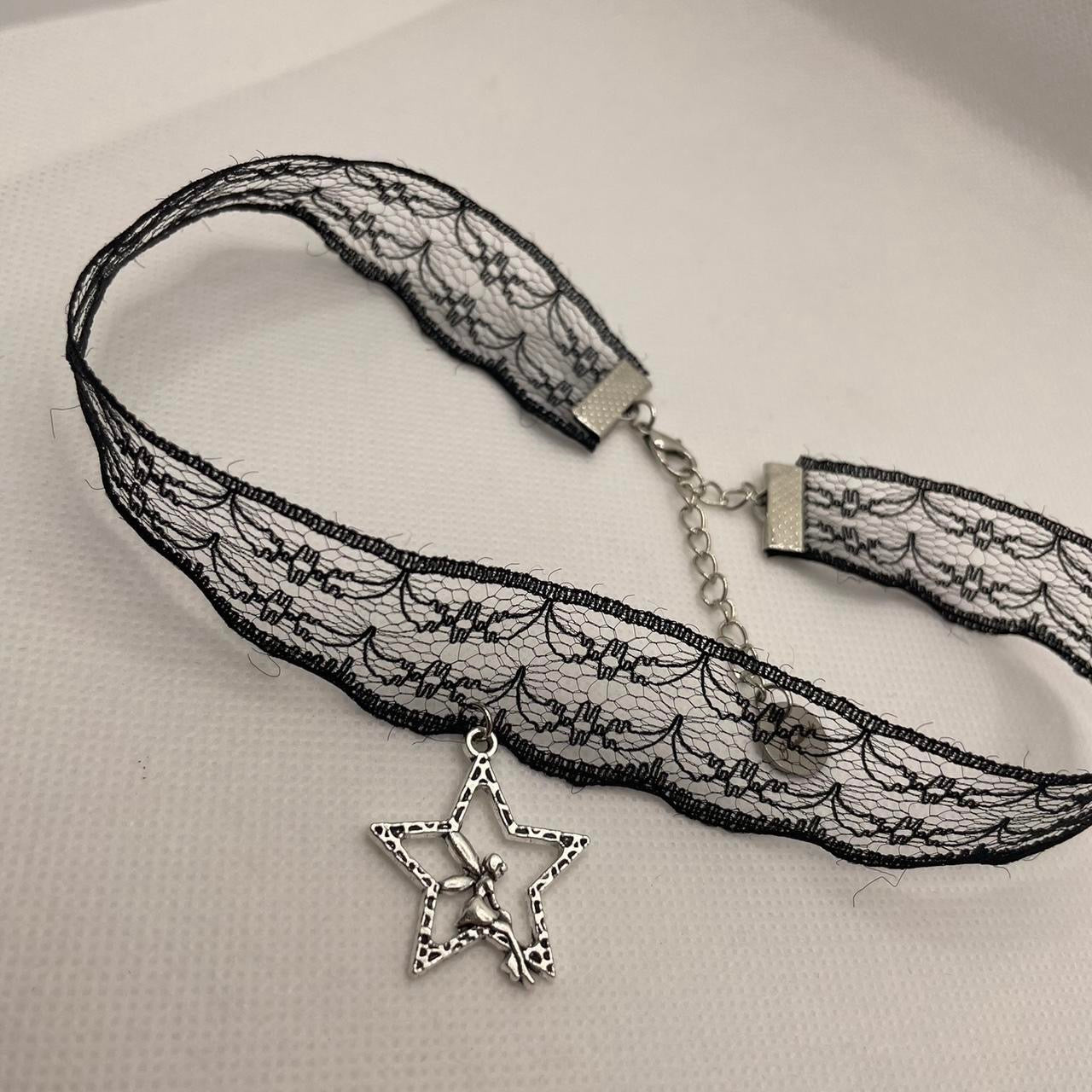 Dark Lacey Fairy Choker